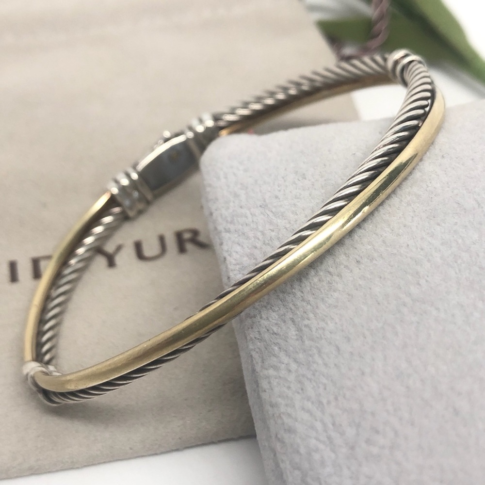 David Yurman Crossover Bracelet .925/18K